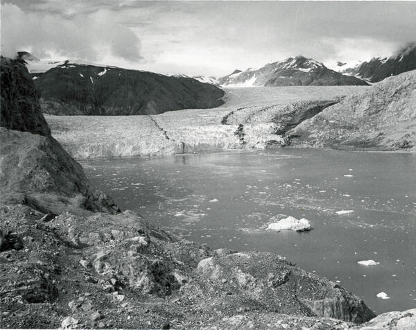 Image: Muir Glacier in Glacier Bay National Monument 1950