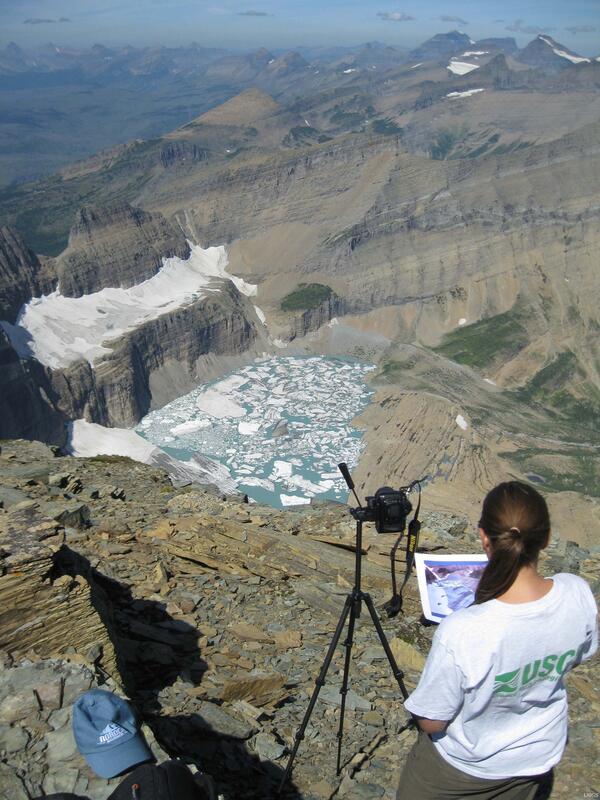 Image: Setting it Up, Grinnell Glacier, Glacier National Park.  