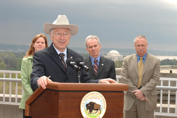 Image: Secretary Salazar: Announcing Investments in America's National Parks