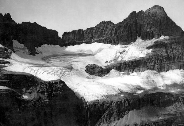 Image: Shepard Glacier, Glacier National Park, Montana - 1913