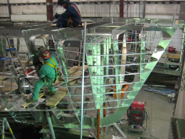 Image: Construction of Bow Section