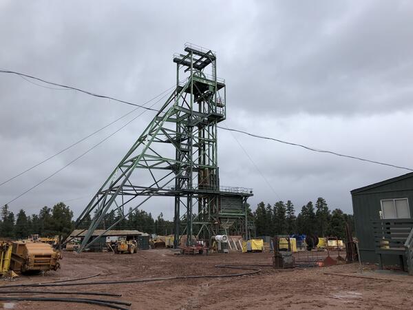 Headframe at the Canyon Mine, AZ