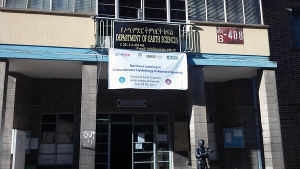 Capacity Building Banner at Addis Ababa University, Ethiopia