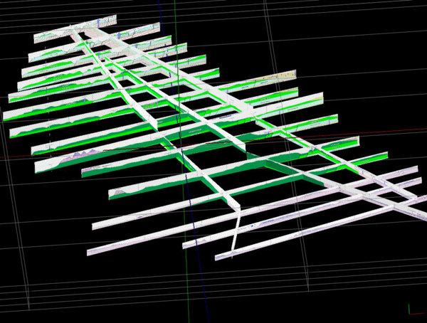 Fence Diagram of Cross Sections of the Ogaden area, eastern Ethiopia