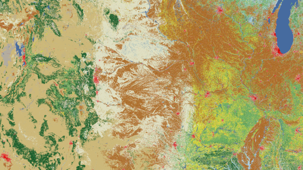 Cross section of the 2023 Annual NLCD for the conterminous United States