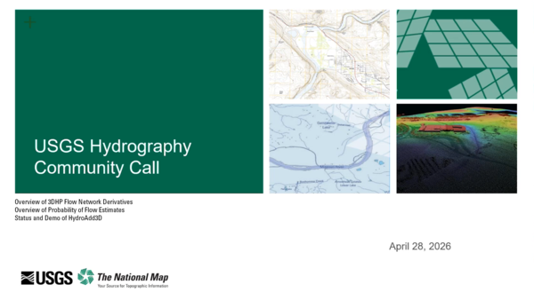 April 2026 USGS Hydrography Community Call Thumbnail