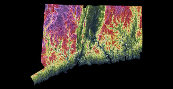 3DEP As Art - Connecticut