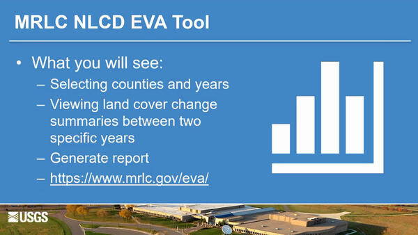 A slide with a title, a small amount of text and a bar chart next to it