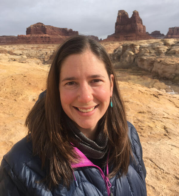 Photo of USGS SBSC ecologist Emily Palmquist