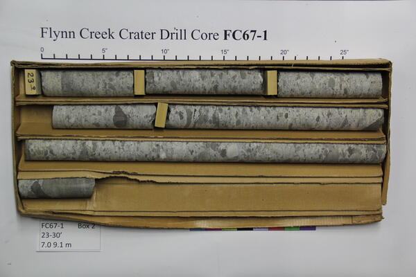 Flynn Creek Drill Core 67-01: Box 2