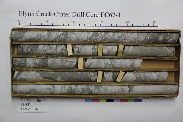 Flynn Creek Drill Core 67-01: Box 7