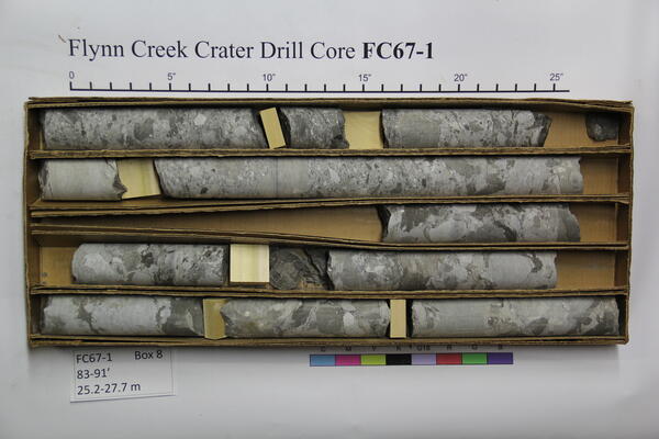 Flynn Creek Drill Core 67-01: Box 8