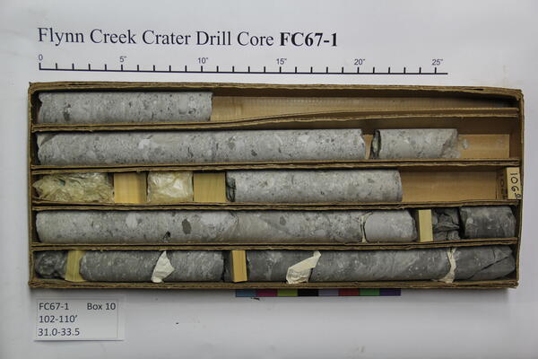 Flynn Creek Drill Core 67-01: Box 10