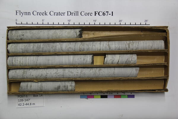 Flynn Creek Drill Core 67-01: Box 14