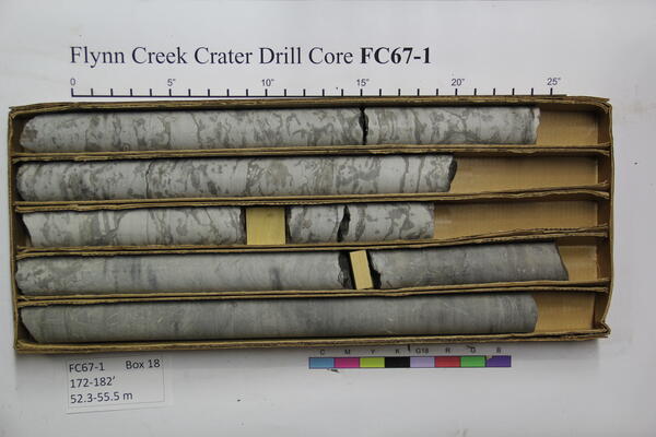 Flynn Creek Drill Core 67-01: Box 18