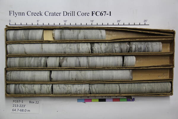 Flynn Creek Drill Core 67-01: Box 22