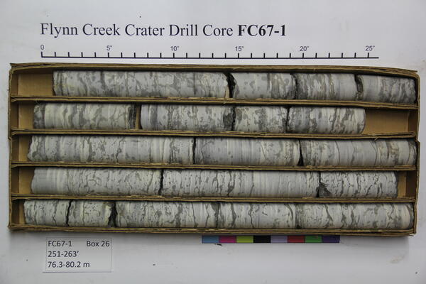 Flynn Creek Drill Core 67-01: Box 26