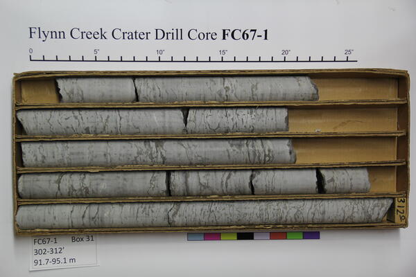 Flynn Creek Drill Core 67-01: Box 31