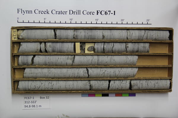 Flynn Creek Drill Core 67-01: Box 32