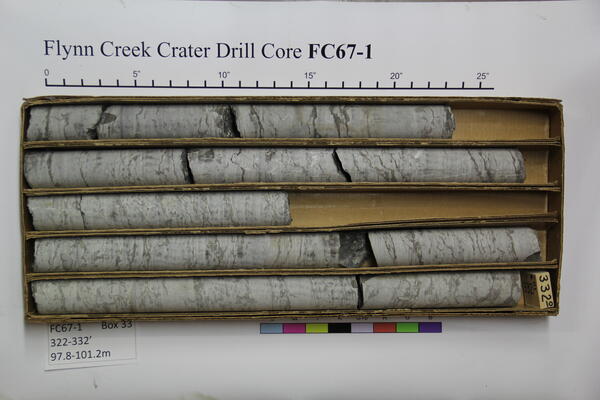 Flynn Creek Drill Core 67-01: Box 33