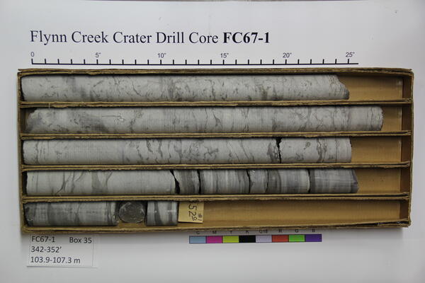 Flynn Creek Drill Core 67-01: Box 35 (FC67-1_Box_035)