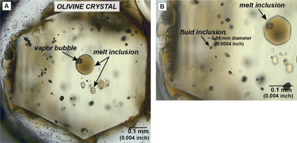 Color photograph of crystals