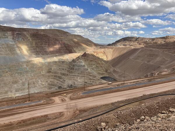 open pit mine