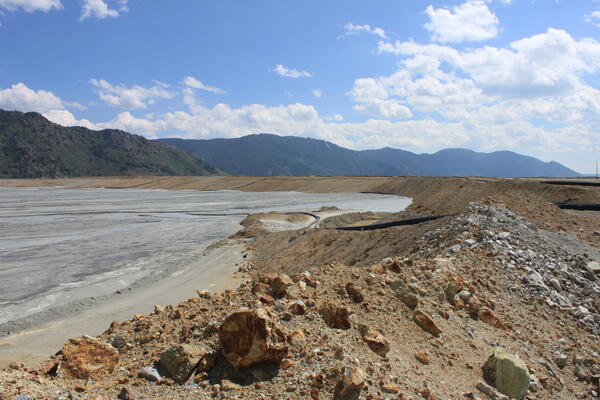 mine tailings pond