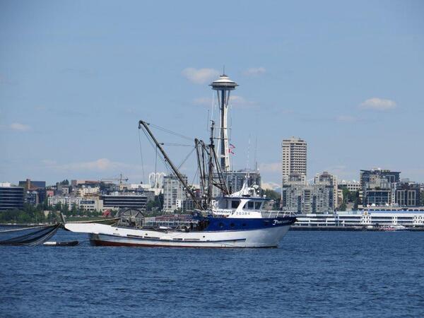 Research vessel in Puget Sound, Washington