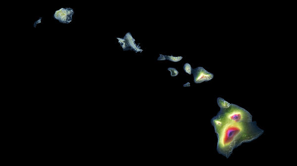 3DEP As Art - Hawaii