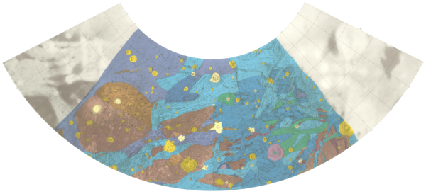USGS IMAP 2459: Geologic map of the Perrine (Jg-2) and Nun Sulci (Jg-5) quadrangles of Ganymede