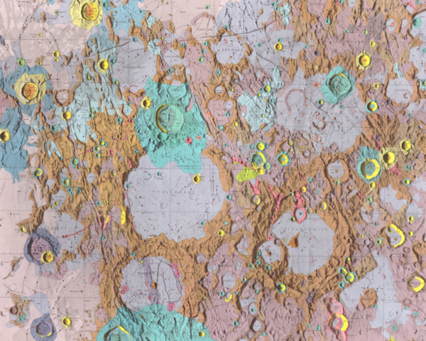 USGS IMAP 566: Geologic map of the Ptolemaeus Quadrangle of the moon