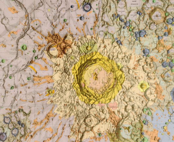 USGS IMAP 739: Geologic map of the Langrenus Quadrangle of the Moon