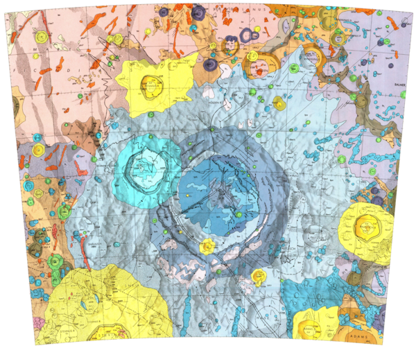 USGS IMAP 794: Geologic map of the Petavius quadrangle of the Moon
