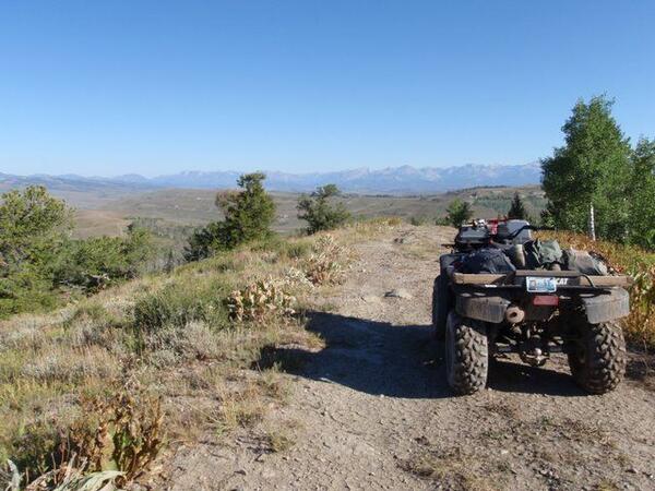 All-terrain vehicle in Wyoming