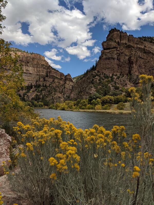 Colorado River at Glenwood Canyon, Colorado