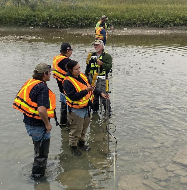 Hydrology Demonstration Day with the Blackfeet Water Department