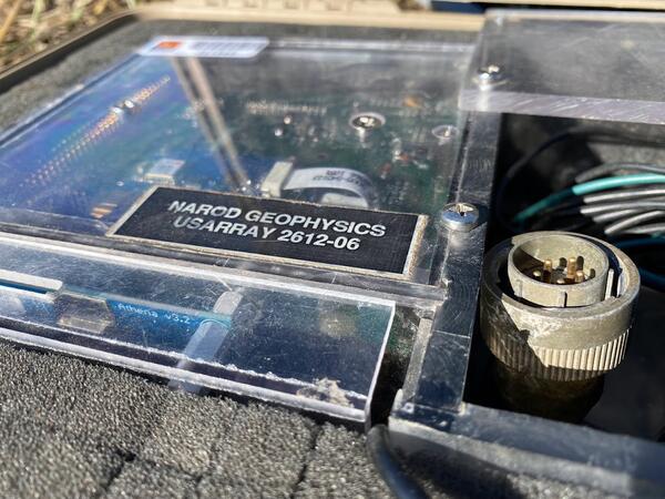 A well-traveled data logger used over the course of the USMTArray. Custom MT instruments purchased at the start of the USMTArray supported the 18 year effort.