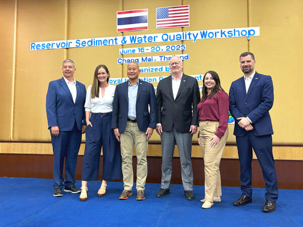 U.S. delegation to the water quality workshop for the Thailand Royal Irrigation Department, June 2025