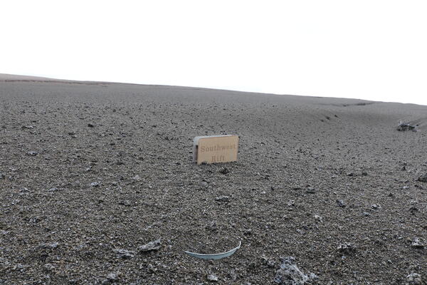 Color photo of geologic deposit