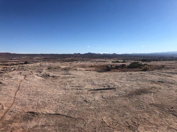 Mountain Biking Trail in Moab UT-Fall 2022
