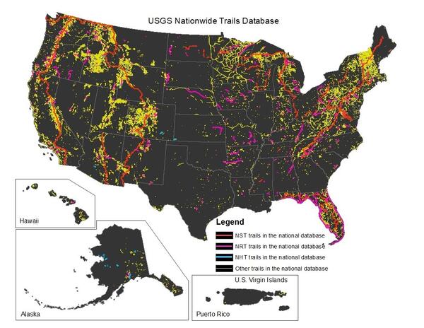 USGS Nationwide Trails