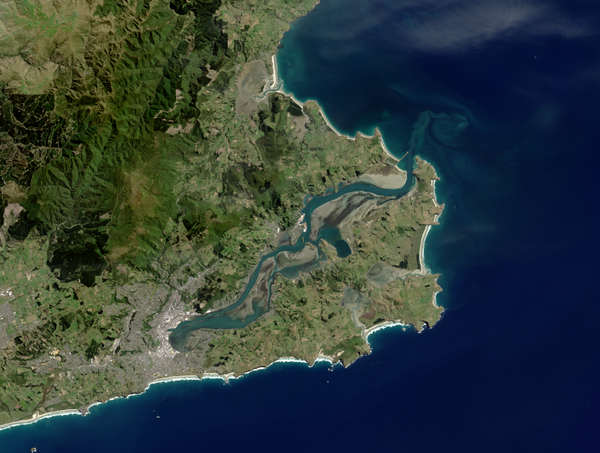 Landsat 9 Image of Otago Harbor New Zealand
