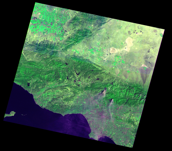 Landsat 3 MSS 1979 image of southern California 