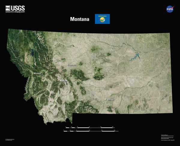 Montana Landsat State Mosaic