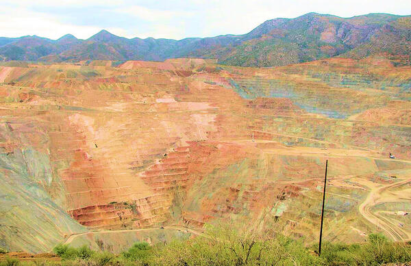 Photograph of Ray Copper Mine, Pinal County, Arizona, taken September 1, 2007