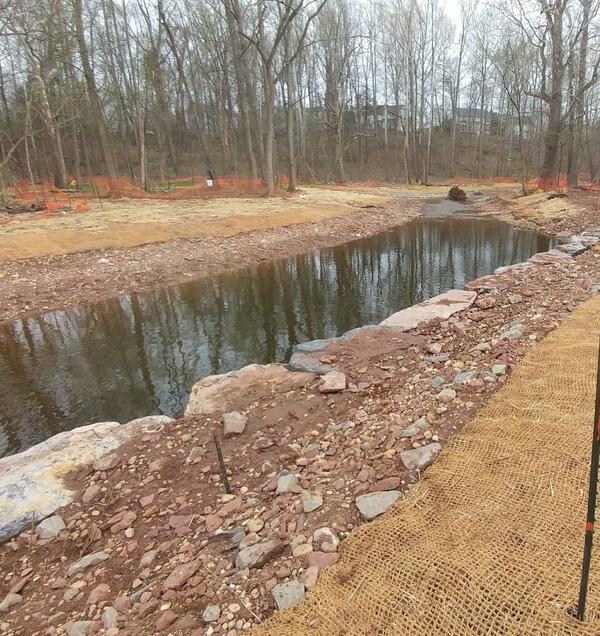 A restored stream channel