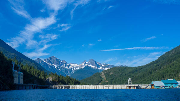 This is a photo of Ross Dam in Skagit, WA