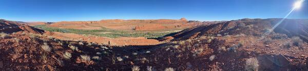 View of the San Juan River Valley near Mexican Hat, Utah