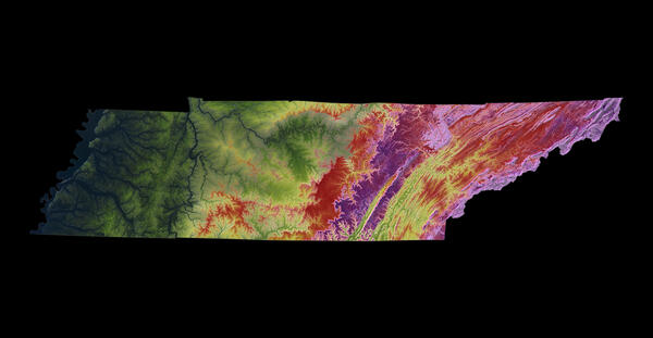 3DEP As Art - Tennessee